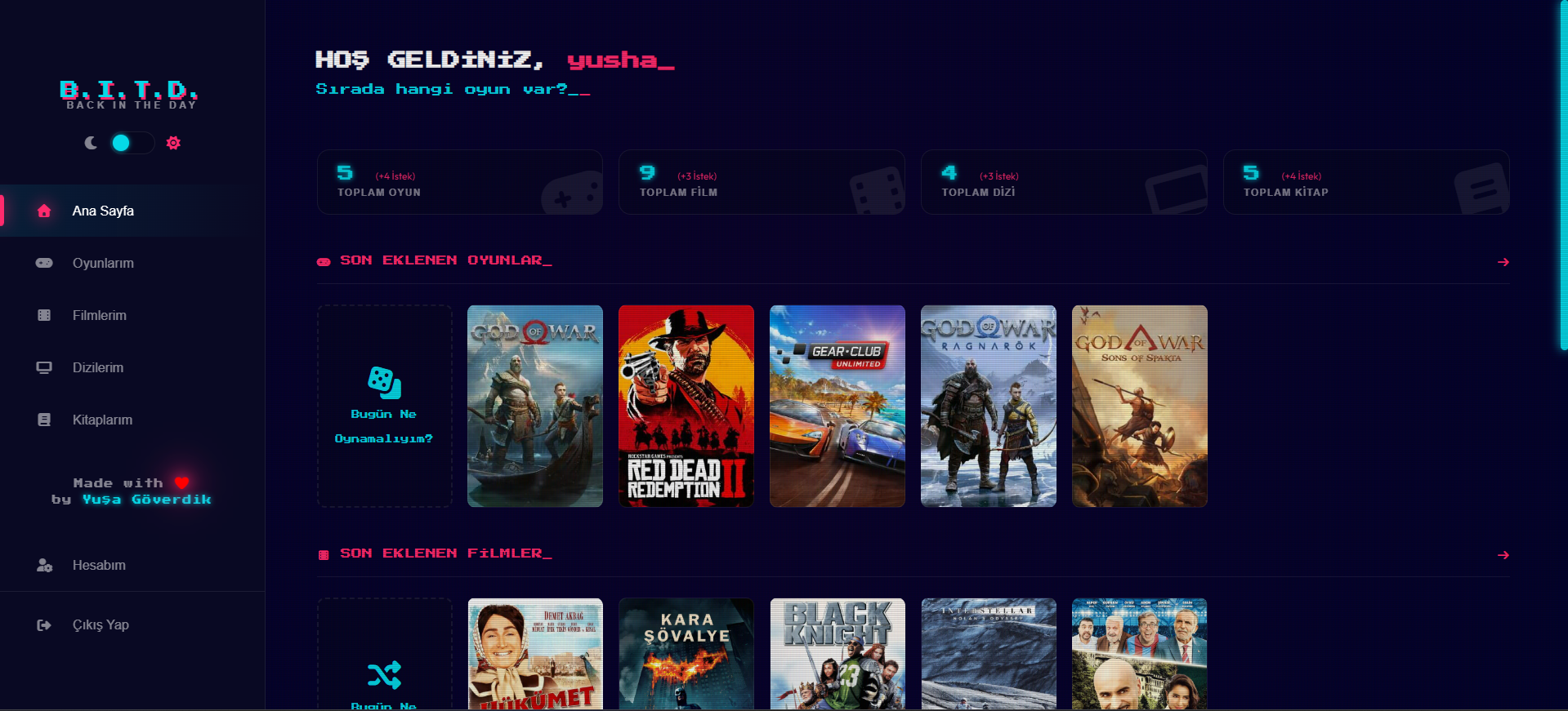 Proje Ekran Görüntüsü