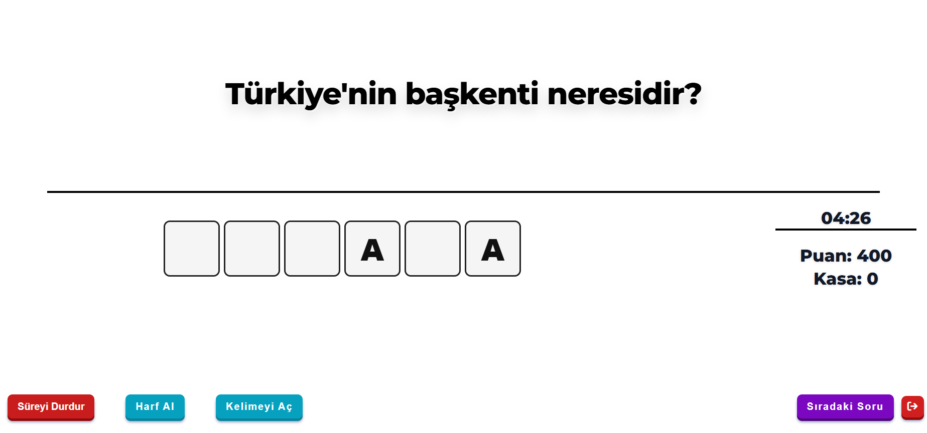 Proje Ekran Görüntüsü